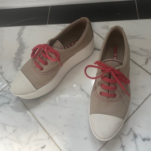 almost new prada platform sneakers - Picture 1 of 6